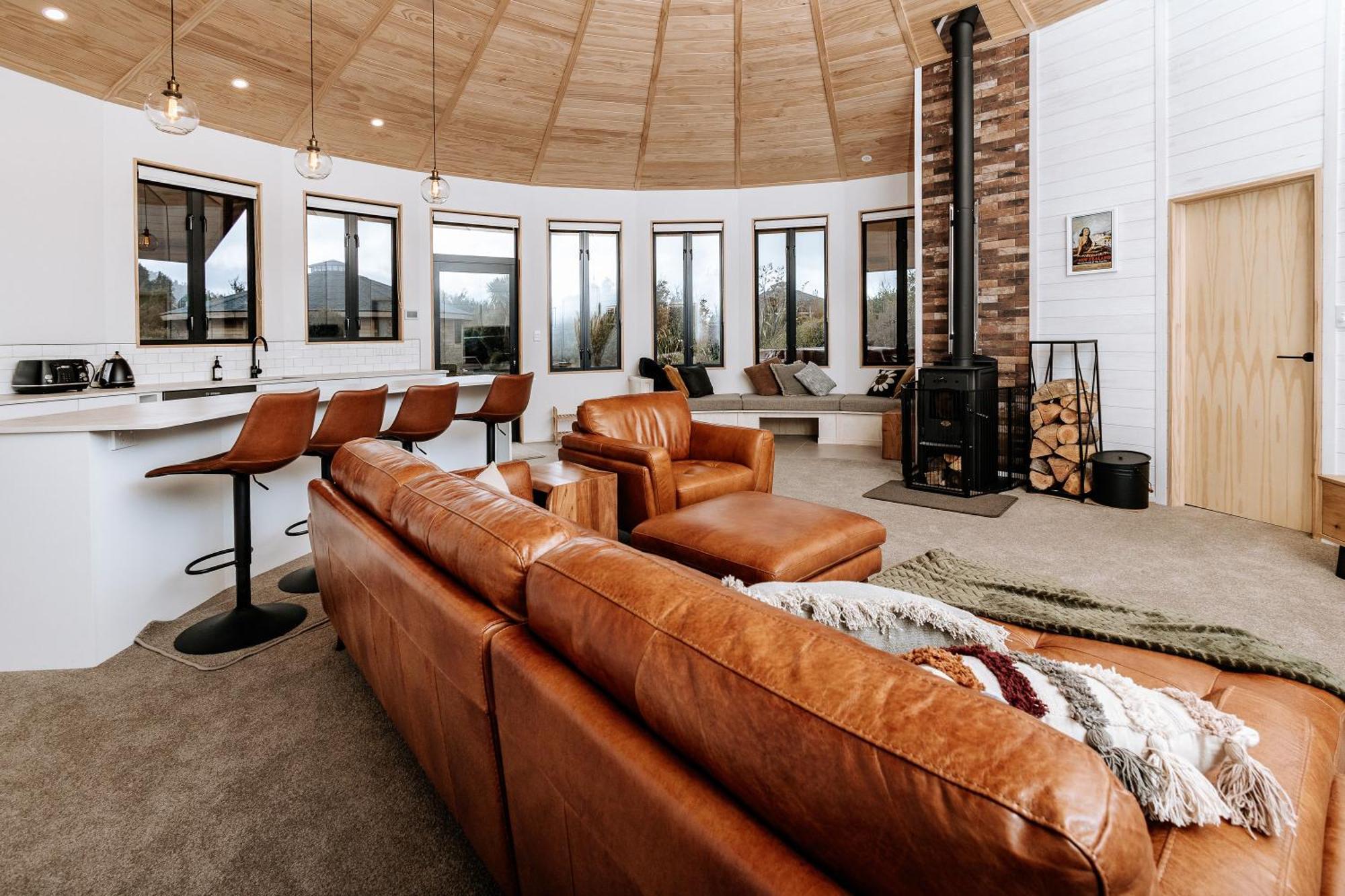 Kaho - Ohakune Holiday Home With Spa Экстерьер фото